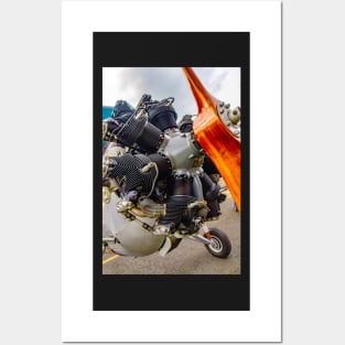 Radial Engine Plane Posters and Art